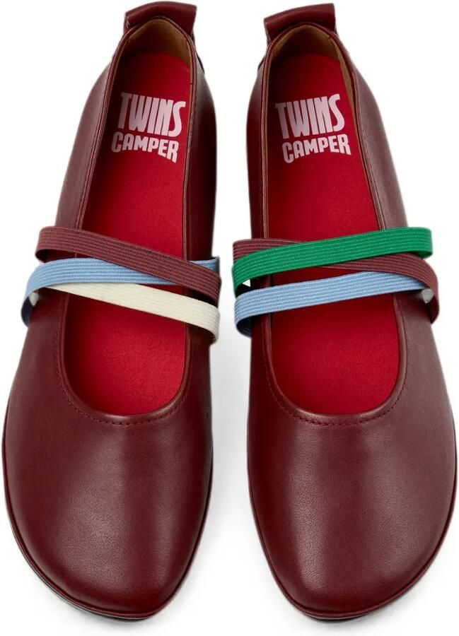 Camper Twins ballerina's Rood - Foto 2