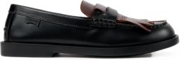 Camper Twins Don leren loafers Zwart