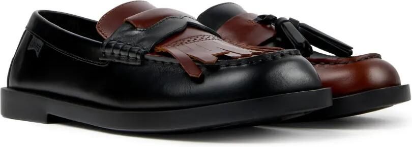 Camper Twins Don leren loafers Zwart - Foto 4