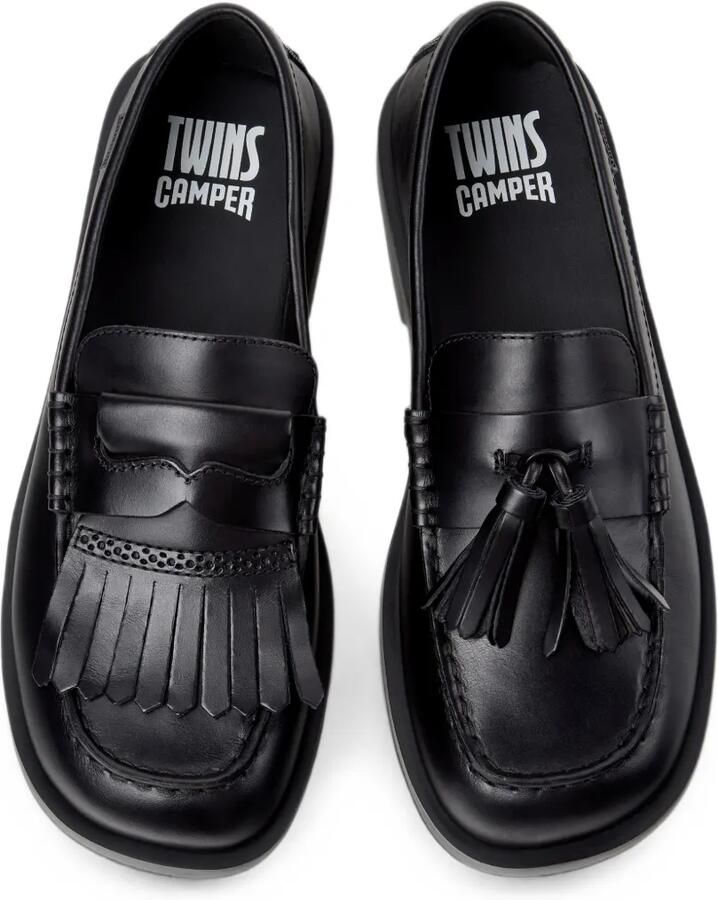 Camper Twins kiltie loafers met kwastje Zwart - Foto 2