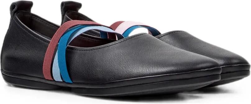 Camper Twins leren ballerina's Zwart - Foto 5