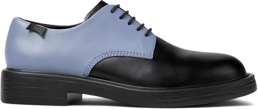 Camper Twins leren derby schoenen Zwart