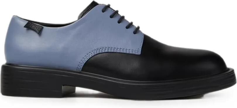 Camper Twins leren derby schoenen Zwart