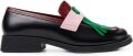 Camper Twins leren loafers met franje Zwart - Zwart