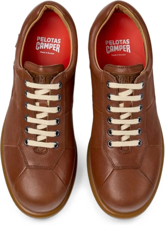 Camper Twins leren low-top sneakers Bruin - Foto 2