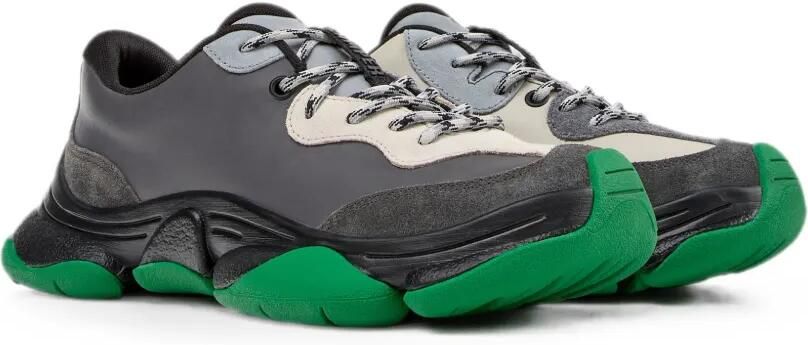 Camper Twins leren low-top sneakers met vlakken Grijs - Foto 5