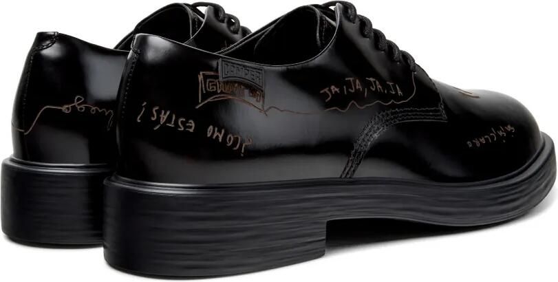 Camper Twins leren schoenen met print Zwart - Foto 3
