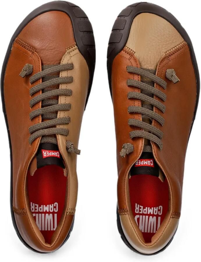 Camper Twins leren sneakers Bruin - Foto 2