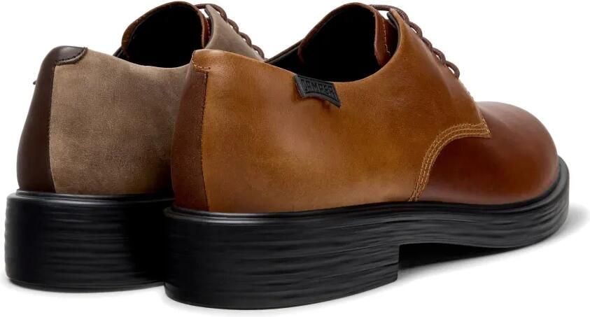 Camper Twins leren veterschoenen met colourblocking Bruin - Foto 3