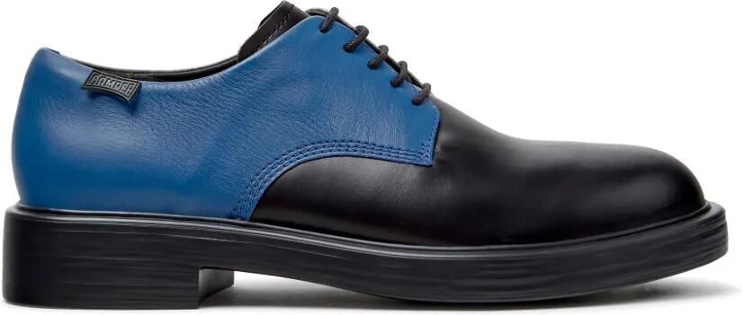 Camper Twins leren veterschoenen Zwart