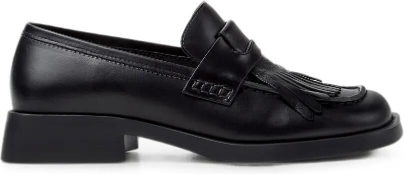 Camper Twins loafers met franje en kwastje Zwart