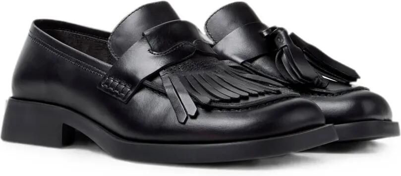 Camper Twins loafers met franje en kwastje Zwart - Foto 5