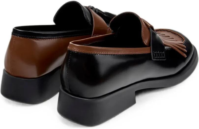 Camper Twins loafers met franje Zwart - Foto 3