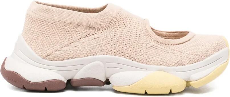 Camper Uitgesneden sneakers Beige