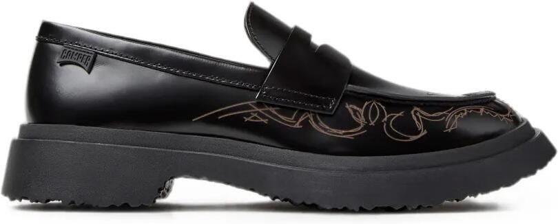 Camper Walden leren loafers Zwart