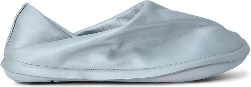 Camper x ISSEY MIYAKE Peu Form leren slippers Zilver