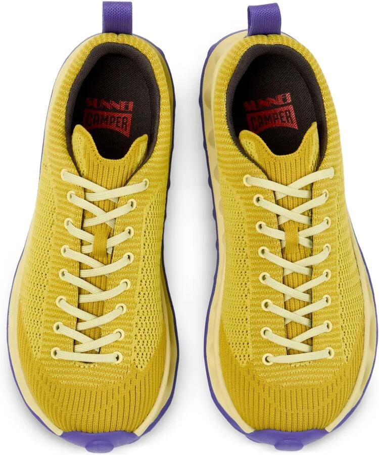 Camper x Sunnei Pelotissima gebreide sneakers Geel - Foto 2