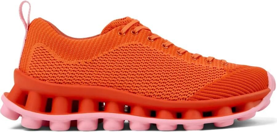 Camper x Sunnei Pelotissima gebreide sneakers Oranje