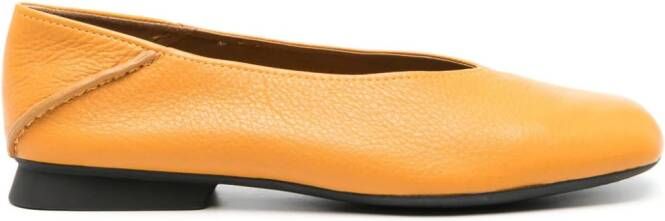 Camper Casi Myra leren ballerina's Oranje