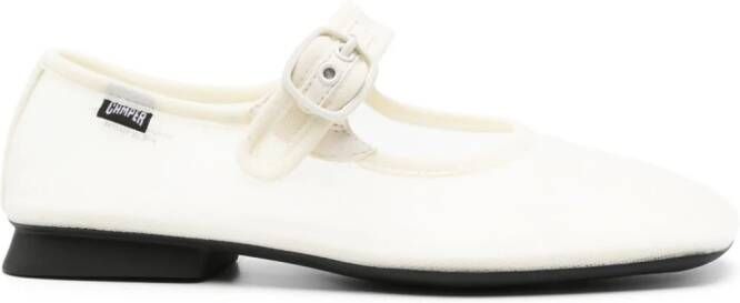 Camper Casi Myra ballerina's met mesh Wit