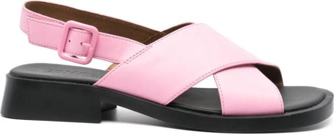 Camper Dana leren sandalen Roze