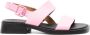 Camper Dana leren slingback sandalen Roze - Thumbnail 1