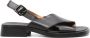 Camper Dana leren slingback sandalen Zwart - Thumbnail 1