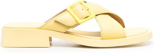 Camper Dana sandalen Geel