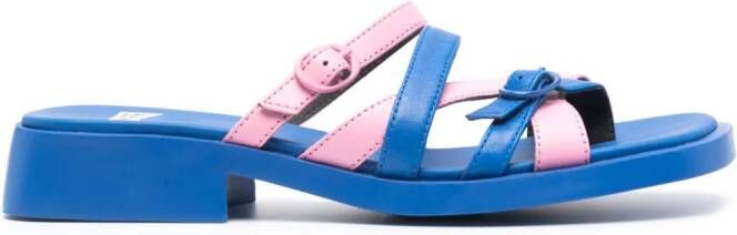 Camper Dana Twins leren sandalen Blauw