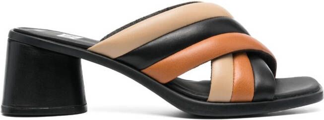 Camper Driekleurige sandalen Zwart