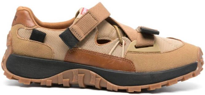 Camper Drift Trail sneakers met klittenband Bruin