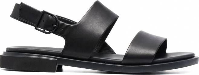 Camper Edy leren slingback sandalen Zwart
