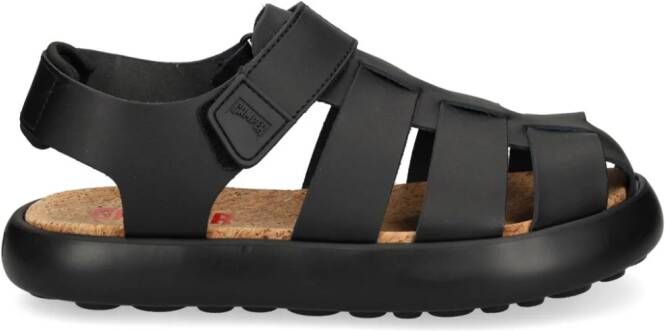 Camper Flota leren sandalen Zwart