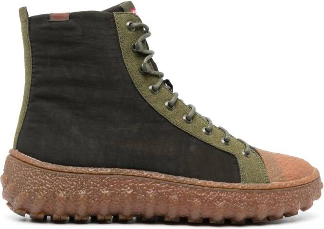 Camper Ground high-top sneakers Groen