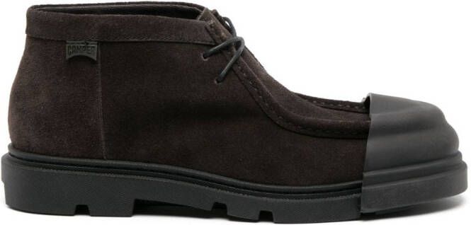 Camper Junction suède veterschoenen Bruin
