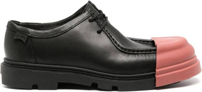 Camper Junction loafers met contrasterende neus Zwart