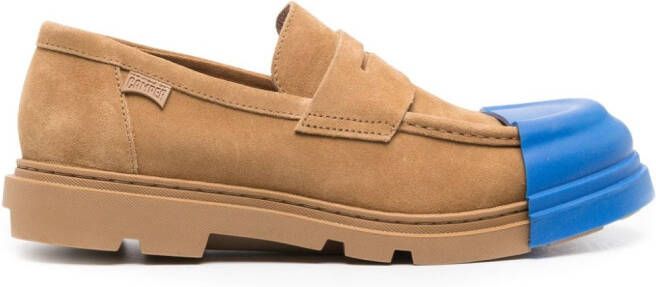 Camper Junction suède loafers Bruin