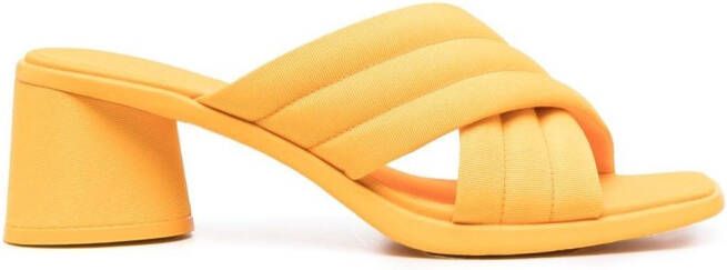 Camper Kiara sandalen met kruisbandjes Oranje