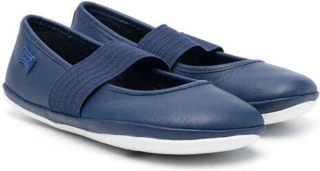 Camper Kids Ballerina's met elastische band Blauw