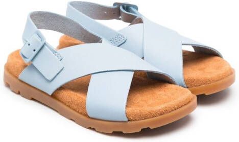 Camper Kids Brutus leren sandalen Blauw