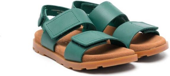 Camper Kids Brutus sandalen met dubbele bandjes Groen