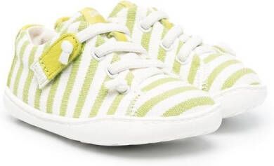 Camper Kids Gestreepte babyschoentjes Beige