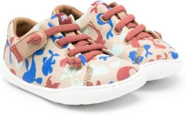 Camper Kids Gestreepte sneakers Beige