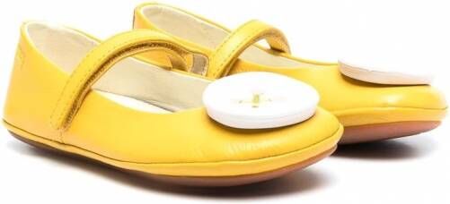Camper Kids Leren ballerina's Geel