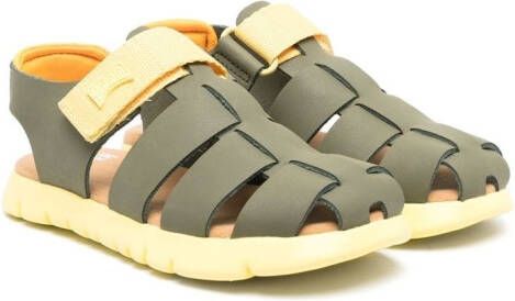 Camper Kids Oruga sandalen met colourblock Groen