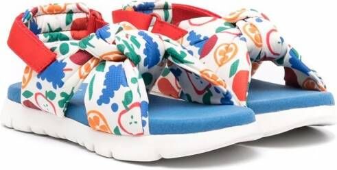 Camper Kids Oruga sandalen met bloemenprint Wit