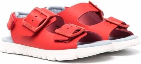 Camper Kids Oruga sandalen met dubbele gesp Rood