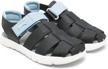 Camper Kids Oruga sandalen met klittenband Zwart