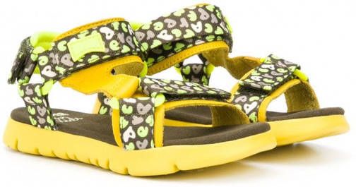 Camper Kids Oruga sandalen met open neus Geel