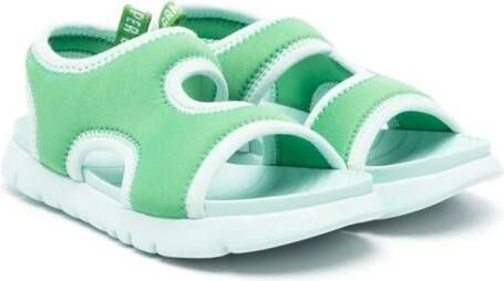 Camper Kids Oruga sandalen met open neus Groen